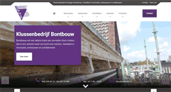 Desktop Screenshot of bontbouw.nl